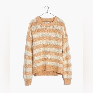 Madewell Baez Pullover Sweater in Stripe sz S